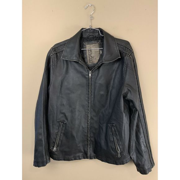 Buckle Other - BKE Buckle Mens Faux Leather Jacket Size M
